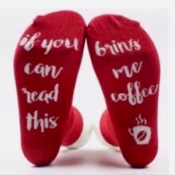 2/$18 Bring Me Coffee Socks UNISEX Best Gift - Picture 2 of 2